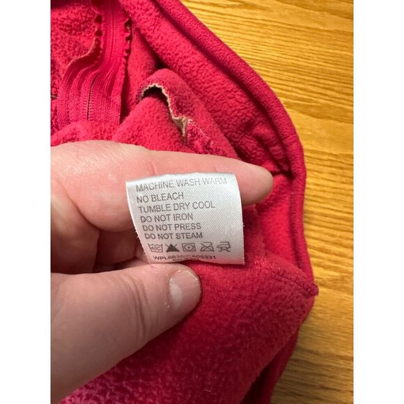 Woolrich Womens Fleece Raspberry Vest Outdoor Hiking Pockets Size XL - Picture 8 of 9